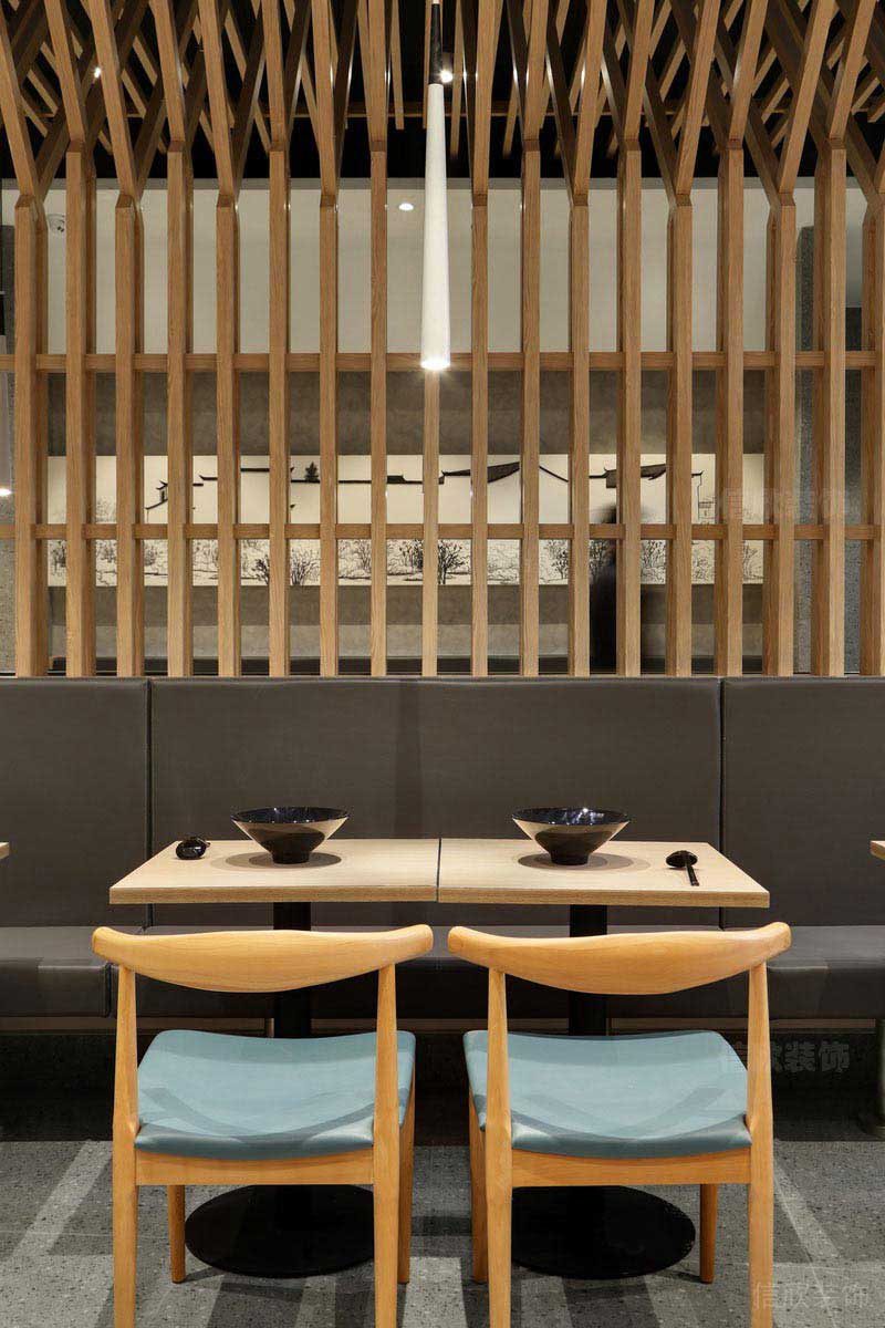 日式木條裝飾隔斷的設(shè)計效果