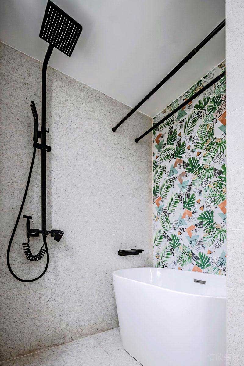 衛(wèi)生間藝術(shù)背景設(shè)計(jì)效果