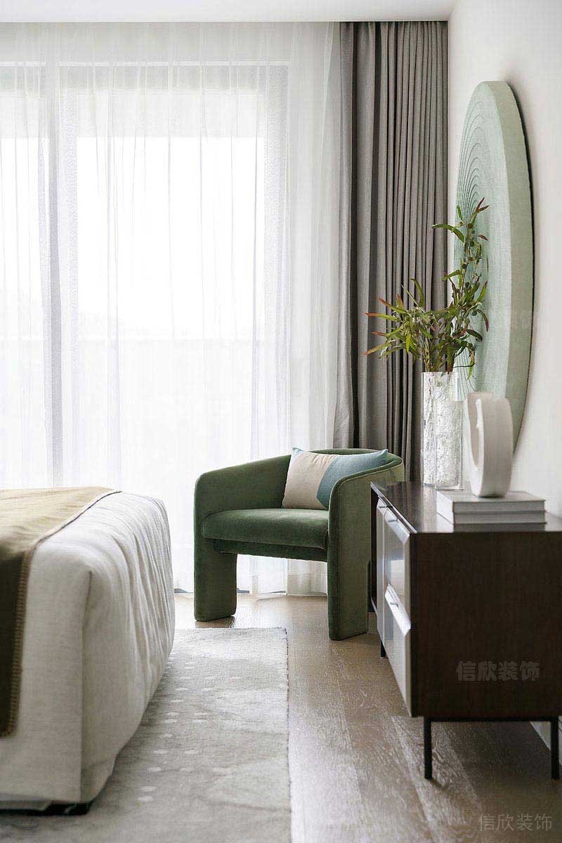 臥室里面談綠色的搭配設(shè)計(jì)