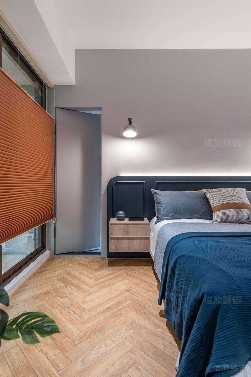 臥室現(xiàn)代風格隱藏門設計效果