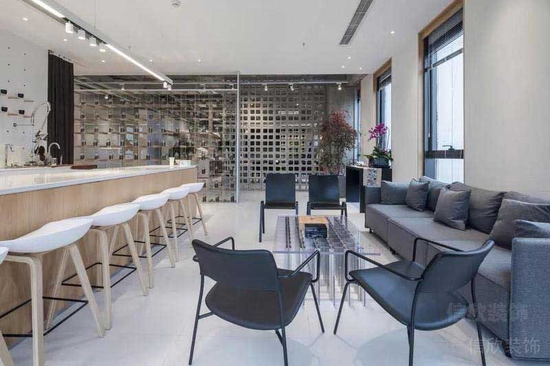 現(xiàn)代辦公室休閑區(qū)吧臺(tái)