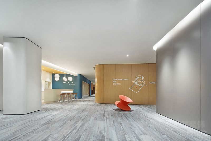 現(xiàn)代北歐風(fēng)辦公室前廳過(guò)道