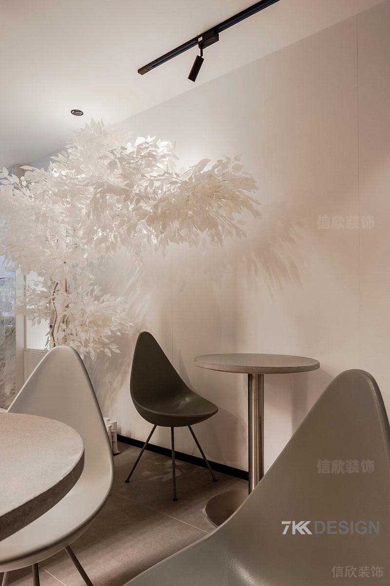 現(xiàn)代北歐風(fēng)格餐廳休閑區(qū)