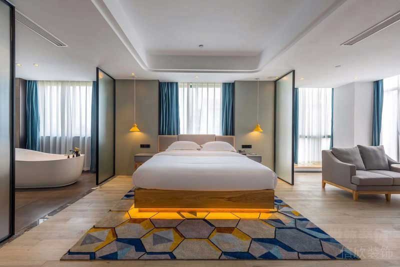 現(xiàn)代北歐風(fēng)酒店套房實(shí)景圖