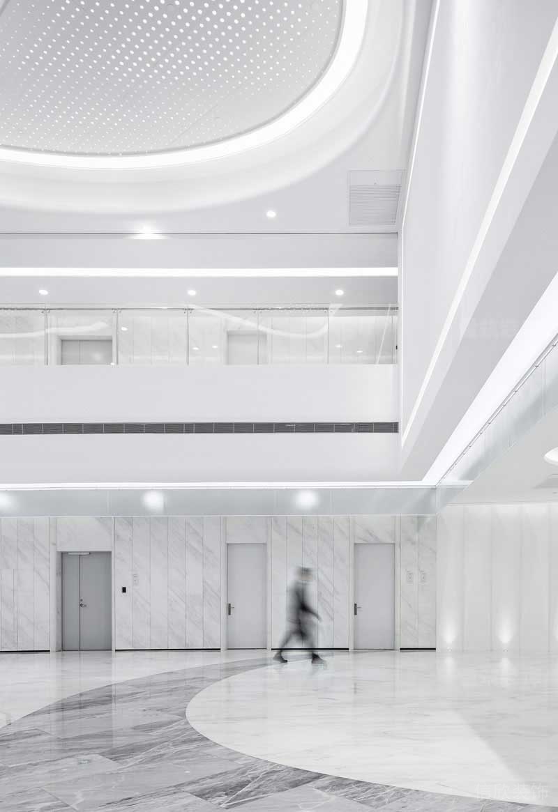 現(xiàn)代純白風(fēng)辦公室大堂