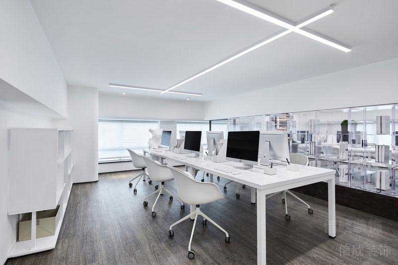 現(xiàn)代純白風(fēng)辦公室公共區(qū)