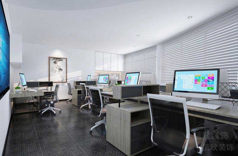 現(xiàn)代風(fēng)格辦公空間工作區(qū)