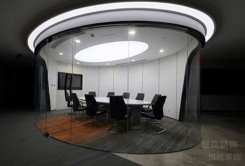 現(xiàn)代風(fēng)格辦公空間會(huì)客交流會(huì)議室