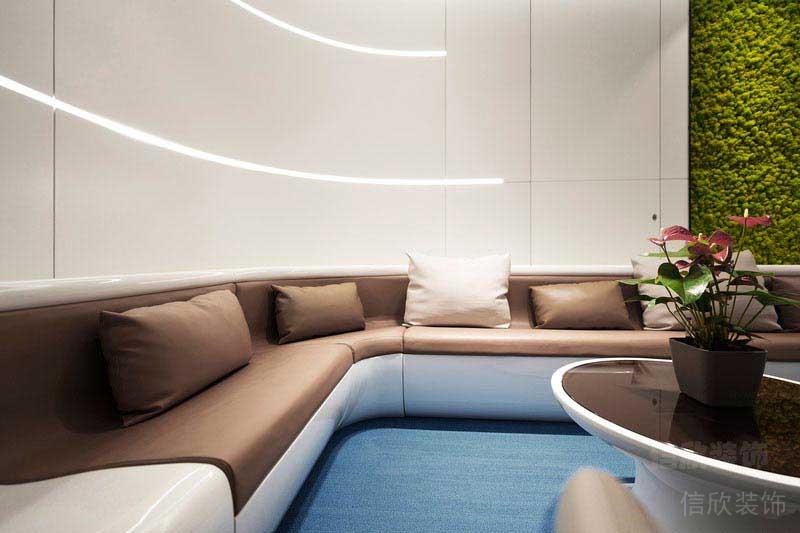 現(xiàn)代風(fēng)格辦公空間開放式會(huì)客區(qū)