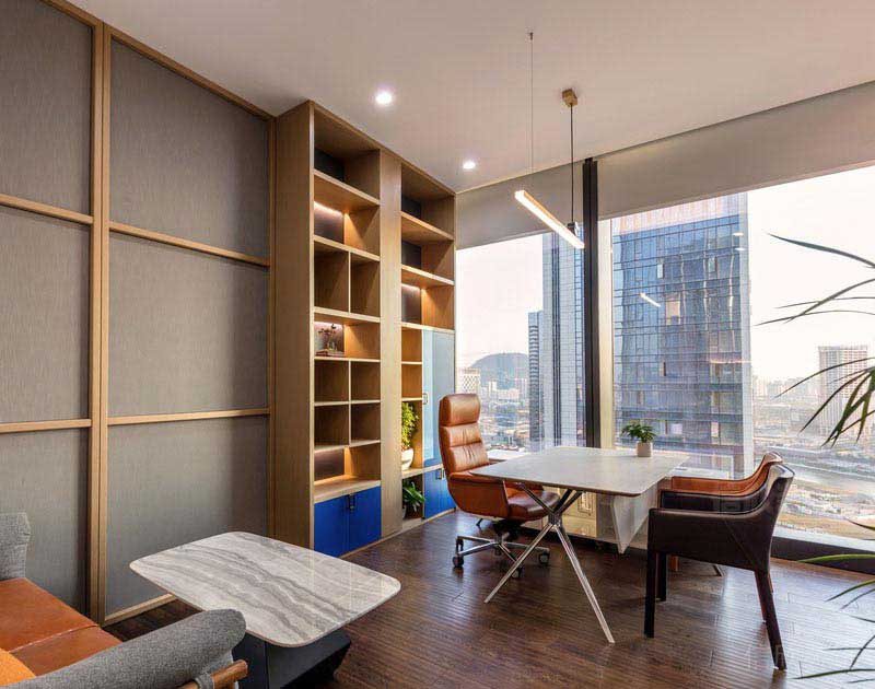 現(xiàn)代風(fēng)格辦公空間總裁辦公室