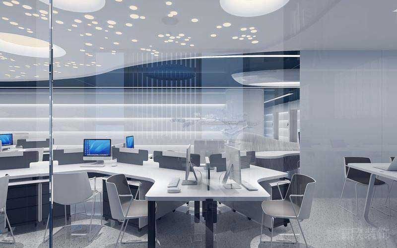 現(xiàn)代風(fēng)格辦公室辦公區(qū)桌子組合