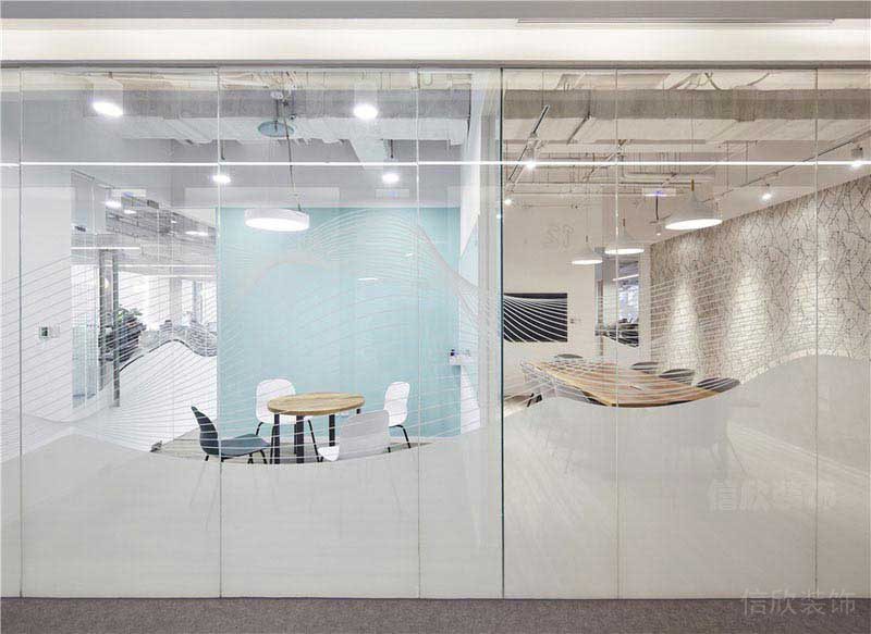 現(xiàn)代風(fēng)格辦公室半開放洽談室