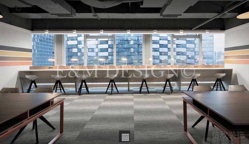 現(xiàn)代風(fēng)格辦公室吧臺(tái)休息閱覽區(qū)