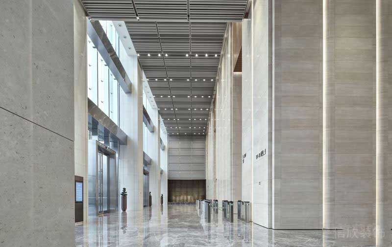 現(xiàn)代風(fēng)格辦公室大堂入口處