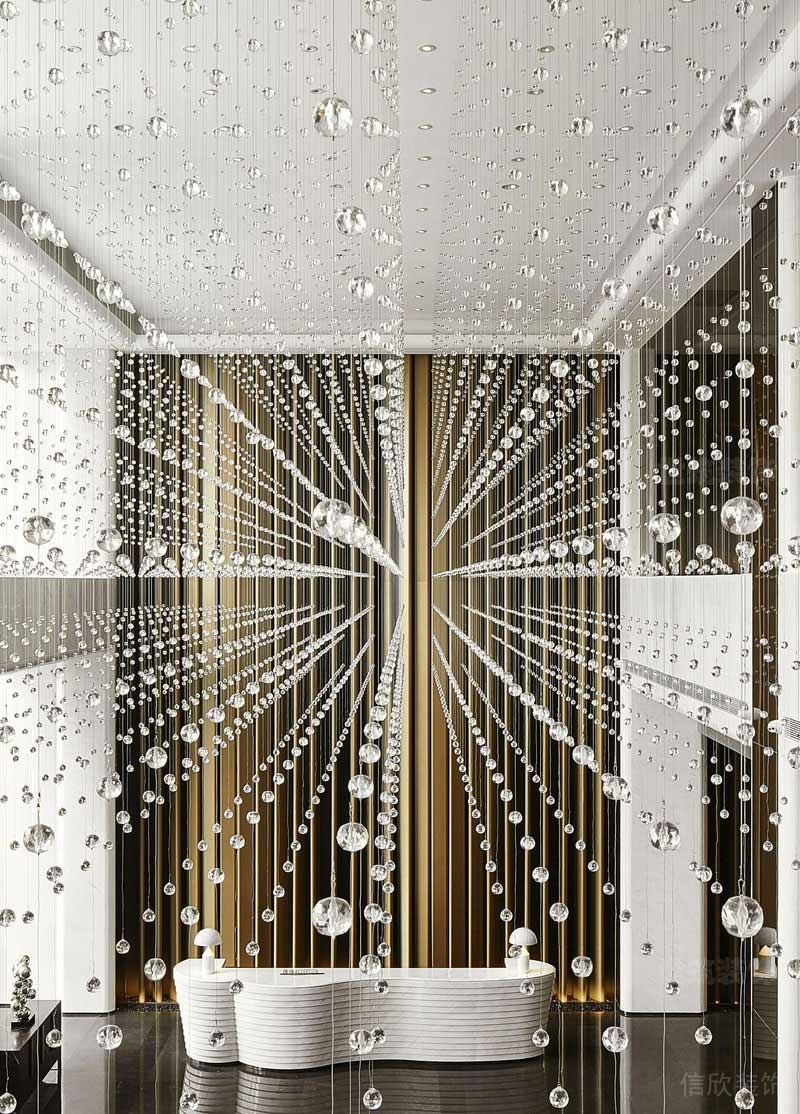 現代風格辦公室大堂水晶燈