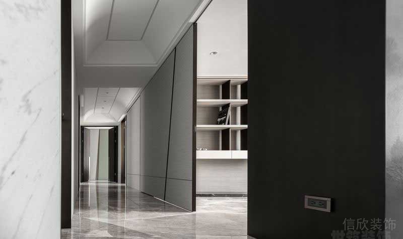 現(xiàn)代風格辦公室過道天花吊頂