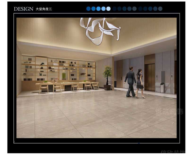 現(xiàn)代風(fēng)格辦公室公共區(qū)電梯廳