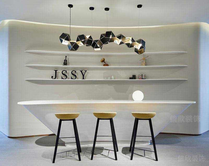 現(xiàn)代風(fēng)格辦公室休閑吧臺閱讀區(qū)