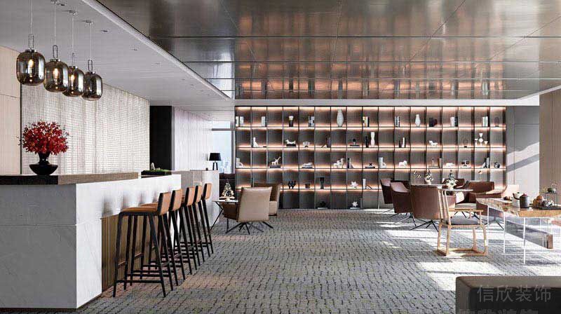 現(xiàn)代風(fēng)格辦公室休閑水吧