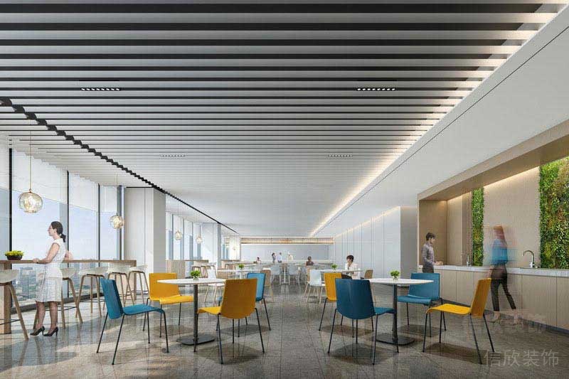 現(xiàn)代風(fēng)格辦公室員工用餐區(qū)