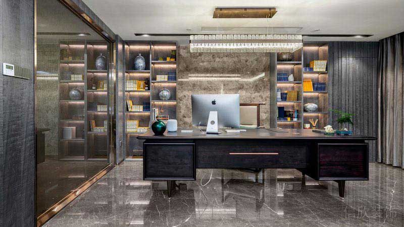 現(xiàn)代風(fēng)格辦公室總裁辦公室辦公桌