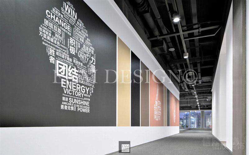 現(xiàn)代風(fēng)格辦公室主題展示墻