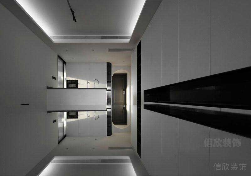 現(xiàn)代風(fēng)格公寓餐廚