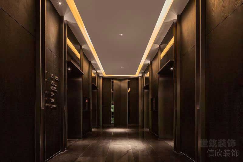 現(xiàn)代風(fēng)格酒店空間電梯廳