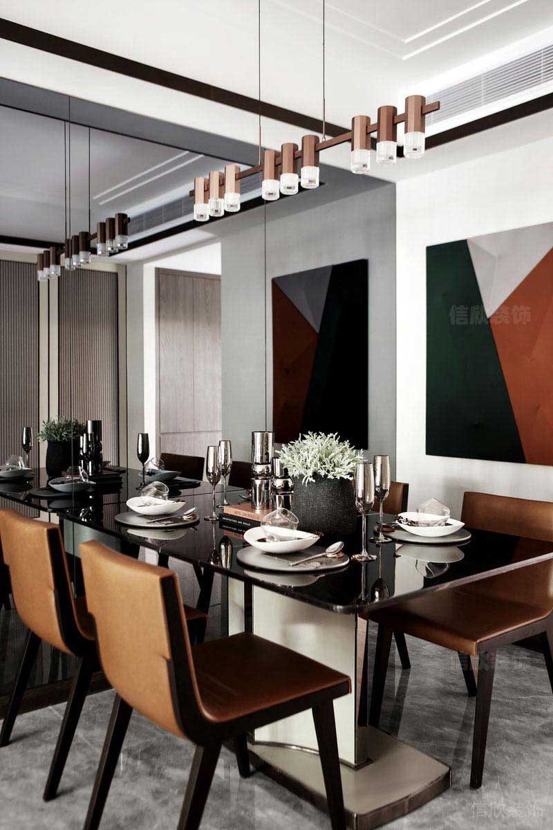 現(xiàn)代風格家居餐廳設計方案