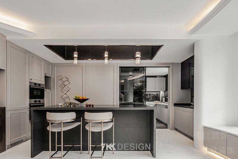 現(xiàn)代風格家居開放式廚房