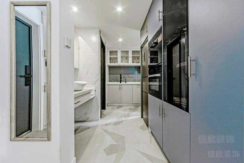 現(xiàn)代風格家居開放式洗手臺