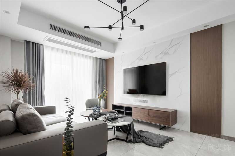 現(xiàn)代風格家庭客廳陳設