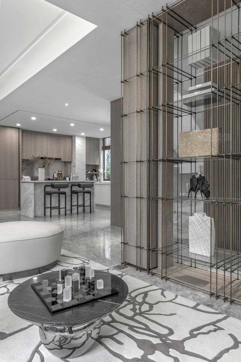 現(xiàn)代風(fēng)格簡(jiǎn)易書(shū)架設(shè)計(jì)效果圖