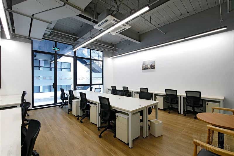 現(xiàn)代工業(yè)風(fēng)辦公空間公共辦事區(qū)
