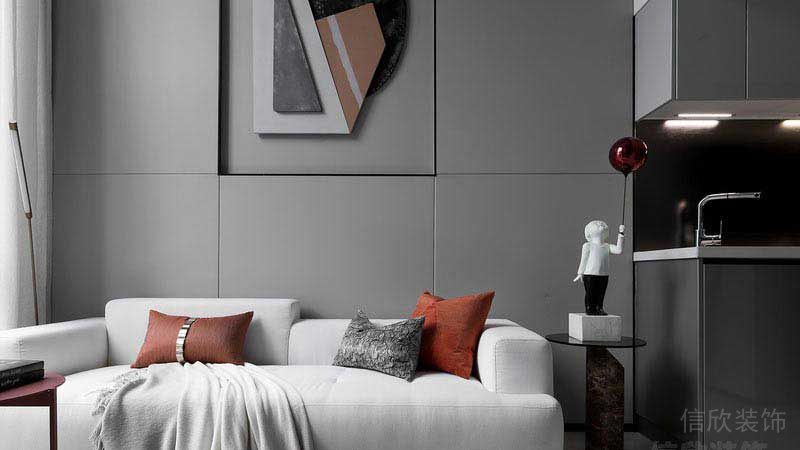 現(xiàn)代極簡(jiǎn)風(fēng)格公寓起居室