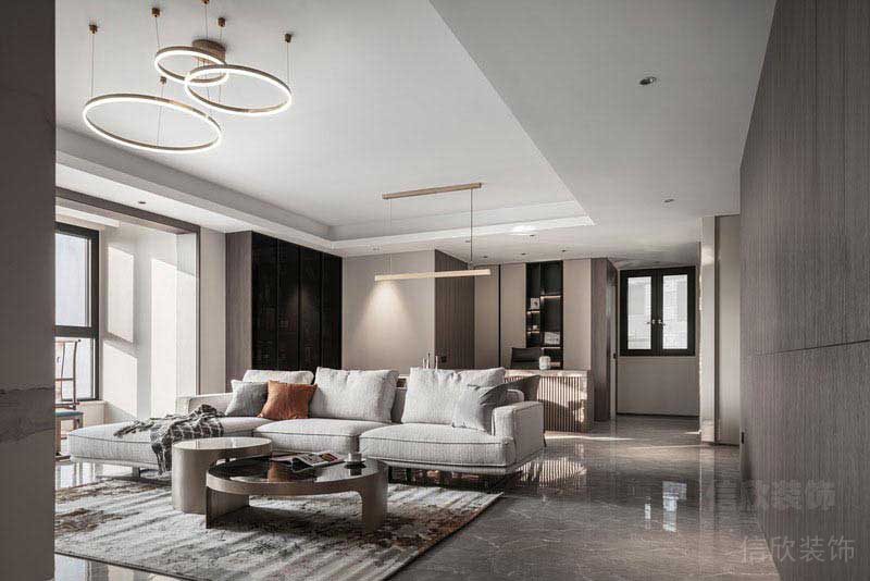 現(xiàn)代極簡(jiǎn)家庭客餐廳