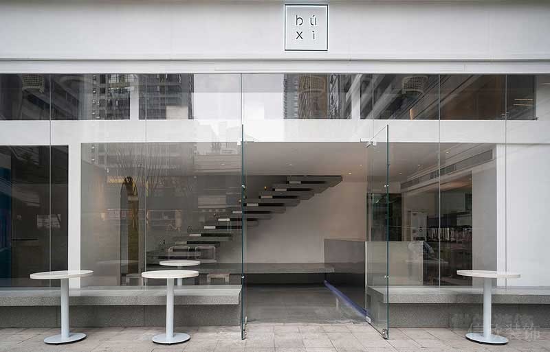 現(xiàn)代簡約風(fēng)茶飲空間外立面形象