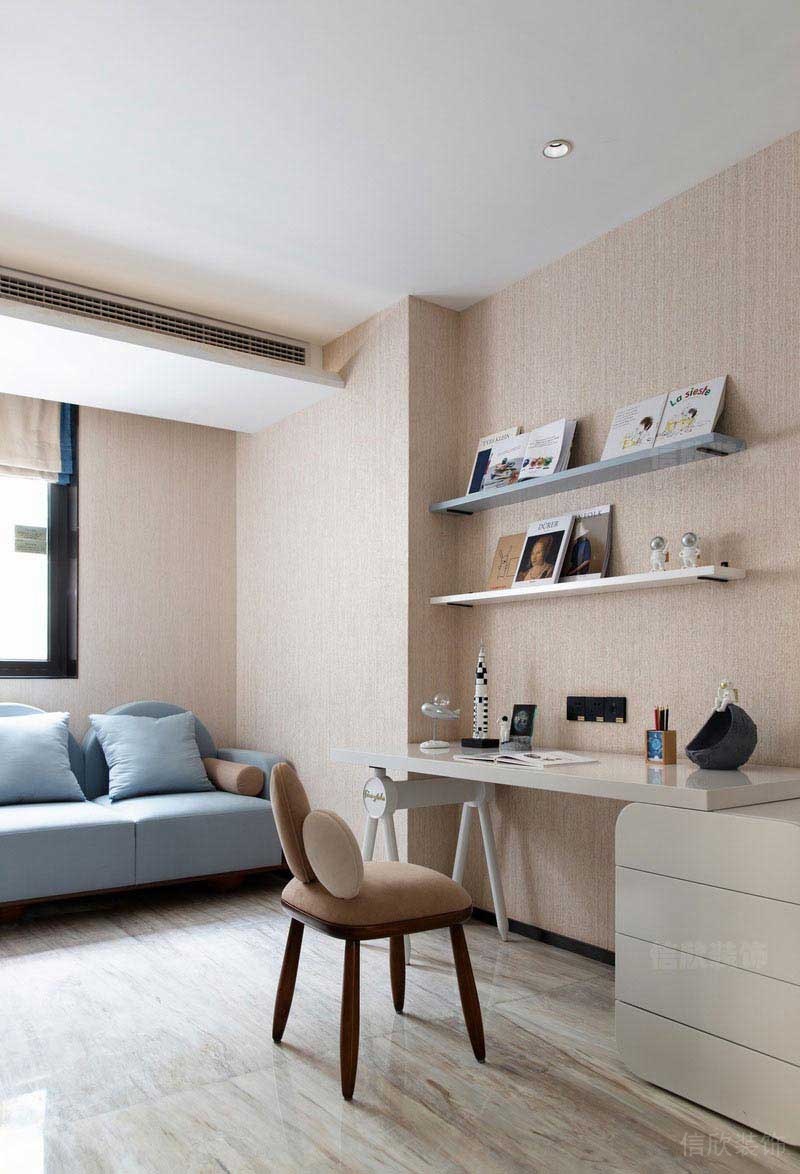 現(xiàn)代簡約風格書房效果