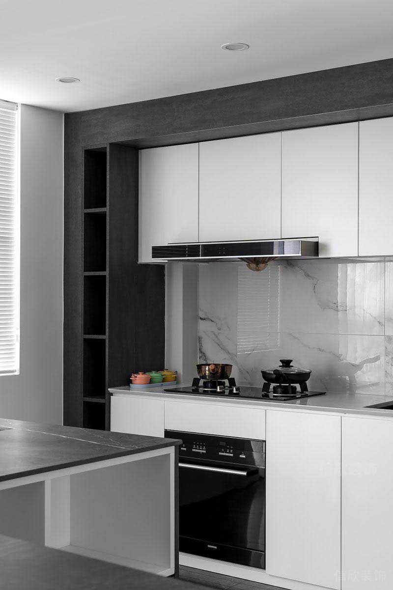 現(xiàn)代簡(jiǎn)約風(fēng)公寓餐廚