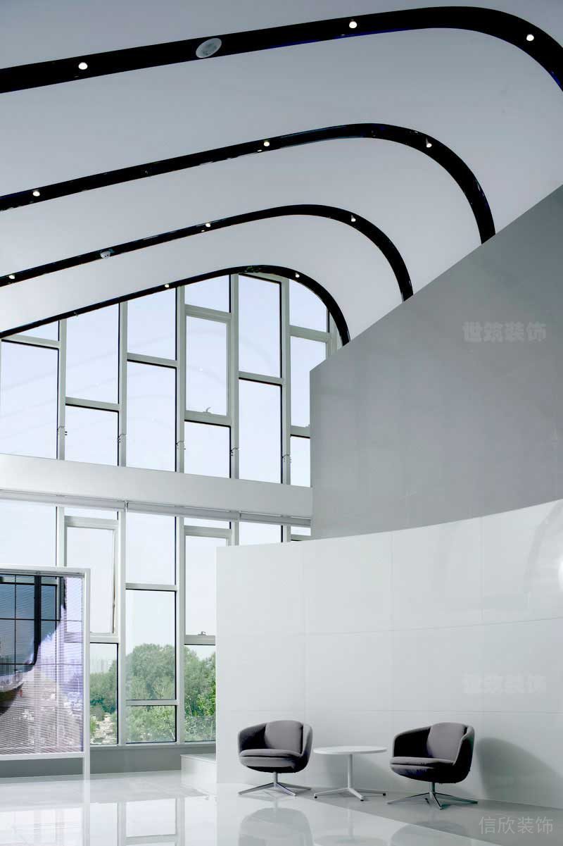 現(xiàn)代科技風(fēng)辦公室大堂休息等候區(qū)