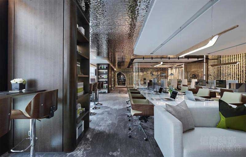 現(xiàn)代清奢辦公室公共區(qū)