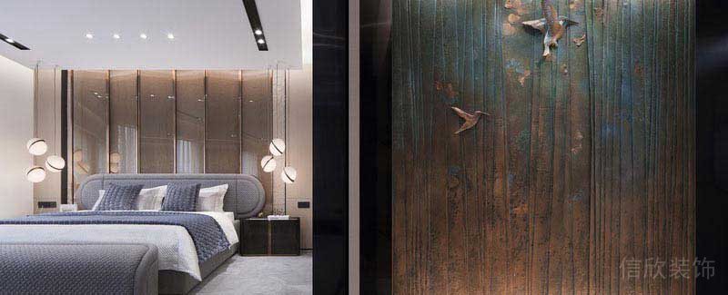 現(xiàn)代輕奢風(fēng)格別墅主人房