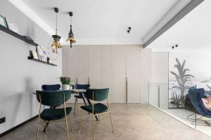 現代輕奢風格展廳空間交流區(qū)