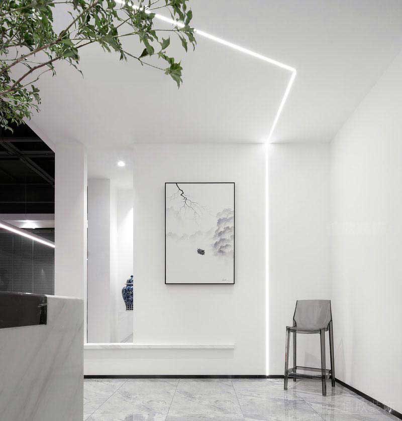 現(xiàn)代清新風(fēng)辦公室門廊