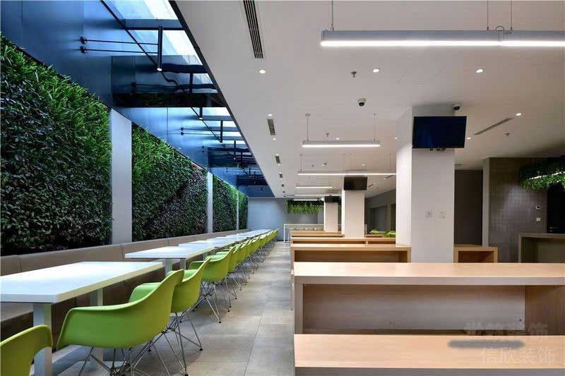 現代清新風辦公室職工用餐區(qū)