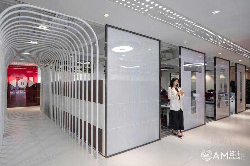 現(xiàn)代時尚風(fēng)辦公室半開放工作區(qū)