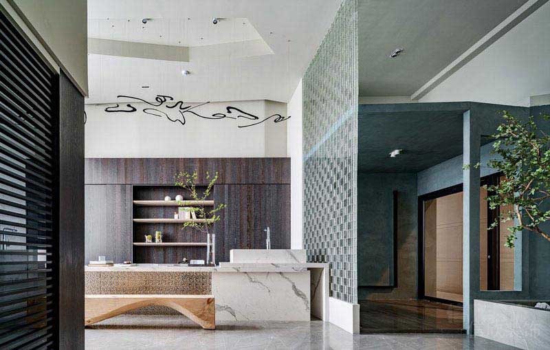 現(xiàn)代田園風(fēng)辦公室休閑會(huì)客區(qū)