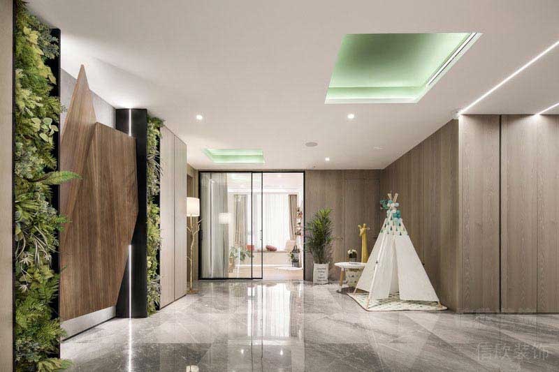 現(xiàn)代原木風商業(yè)空間兒童娛樂區(qū)