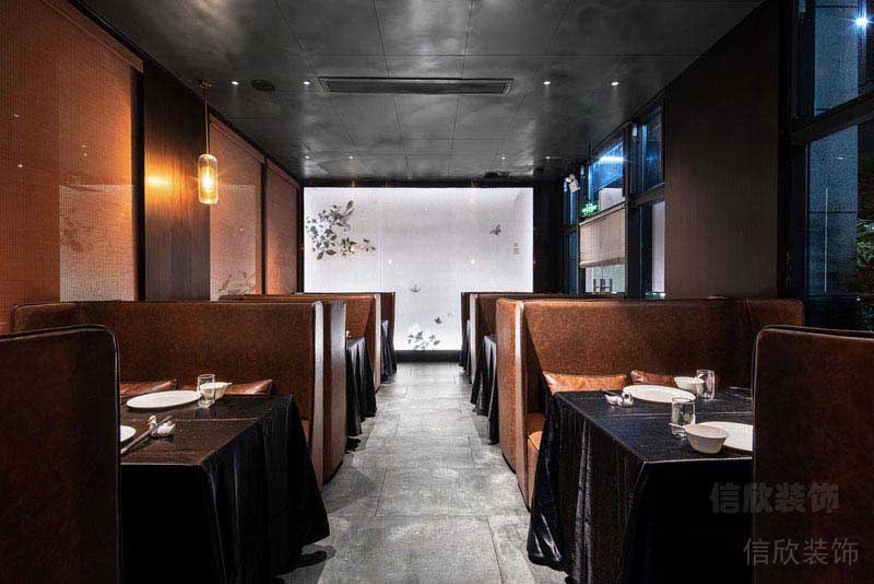 現(xiàn)代中式餐廳雅座定制餐椅