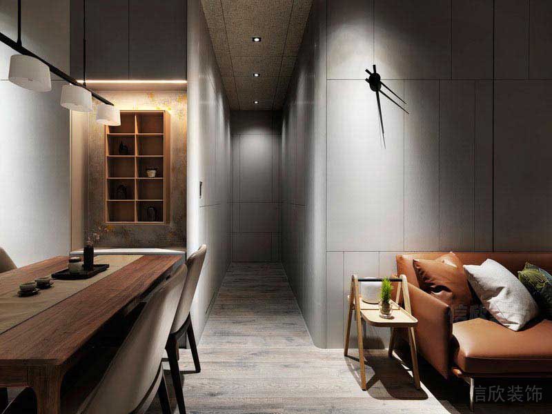 現(xiàn)代中式風(fēng)格豪華公寓客餐廳